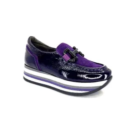 Softwaves 7.78.61 Cuir Vernis Et Daim Violet