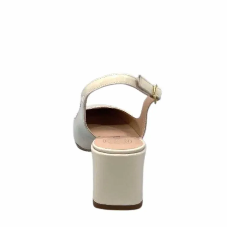 Unisa Lauri Cuir Vernis Creme