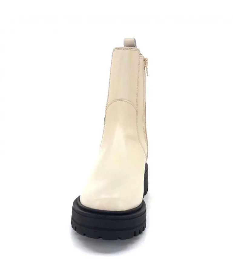 We Do 99465 B Cuir Beige Lin