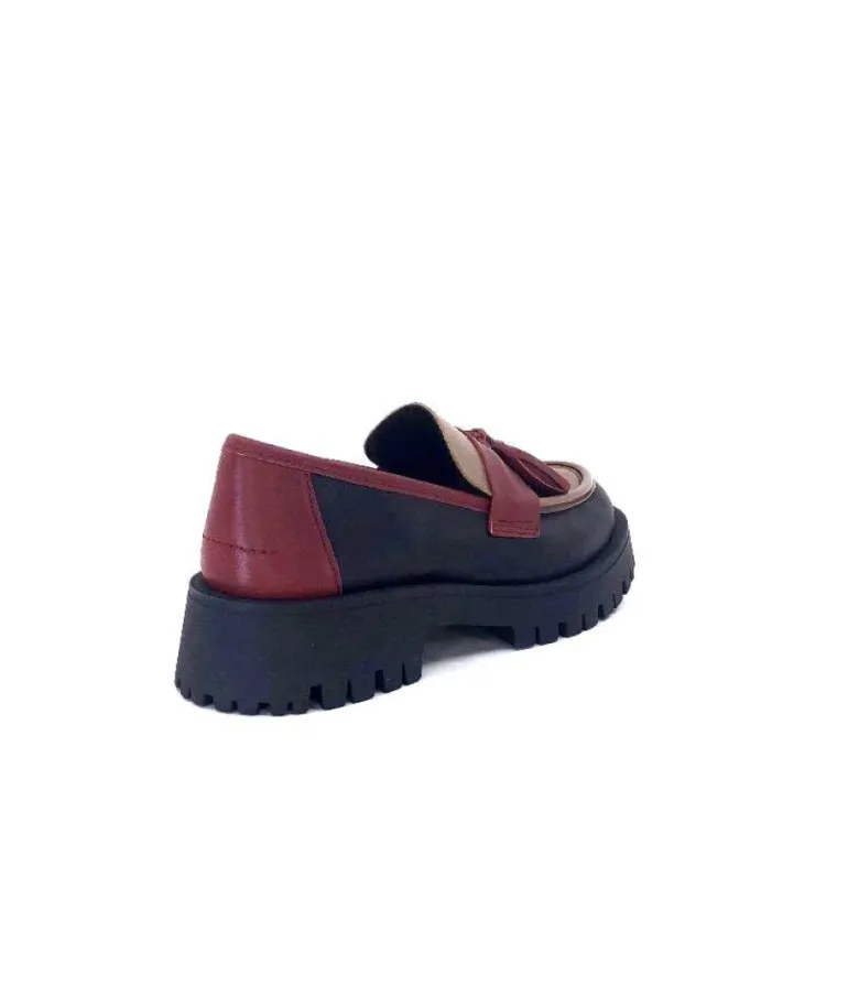 We Do 11244 Ch Cuir Noir Frango & Rouge