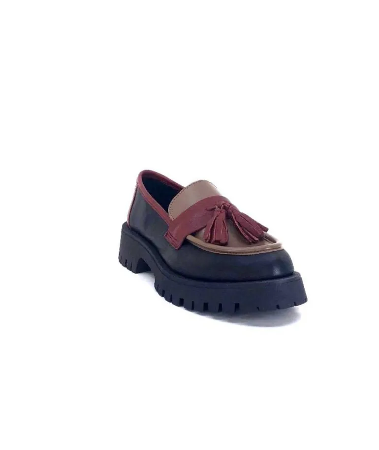 We Do 11244 Ch Cuir Noir Frango & Rouge