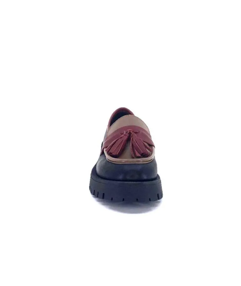 We Do 11244 Ch Cuir Noir Frango & Rouge